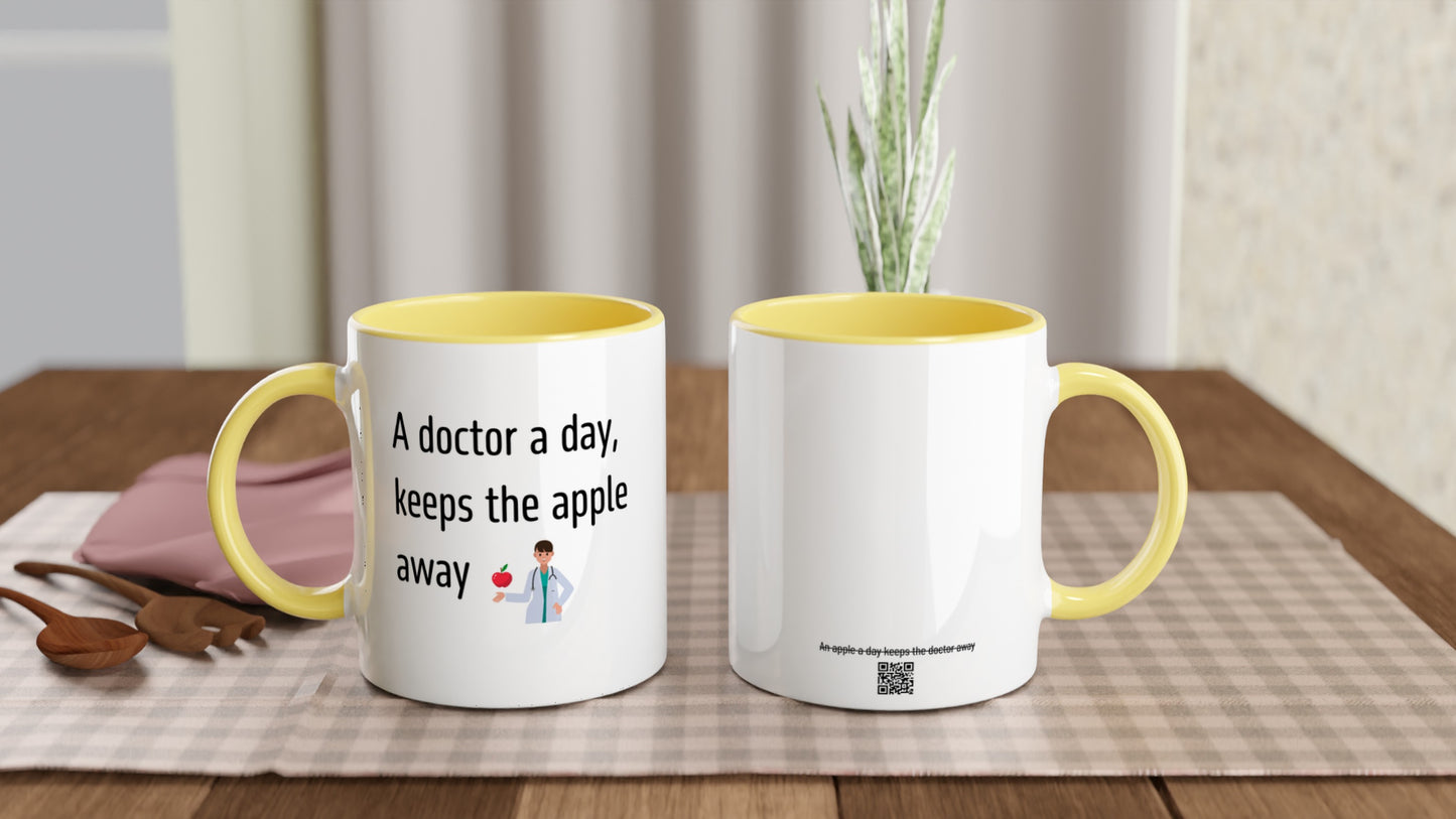 A doctor a day, keeps the apple away