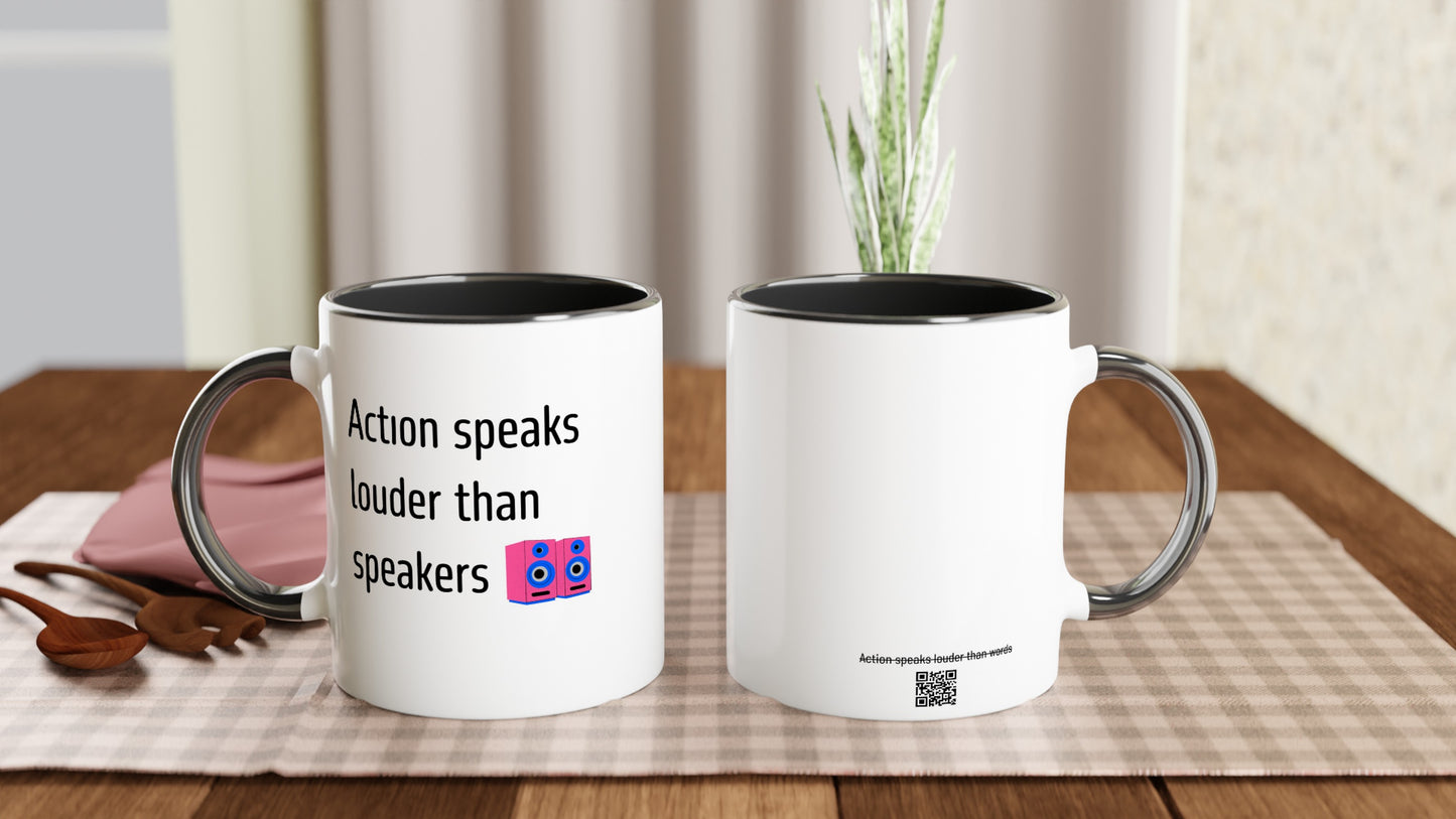 Action speaks louder than speakers