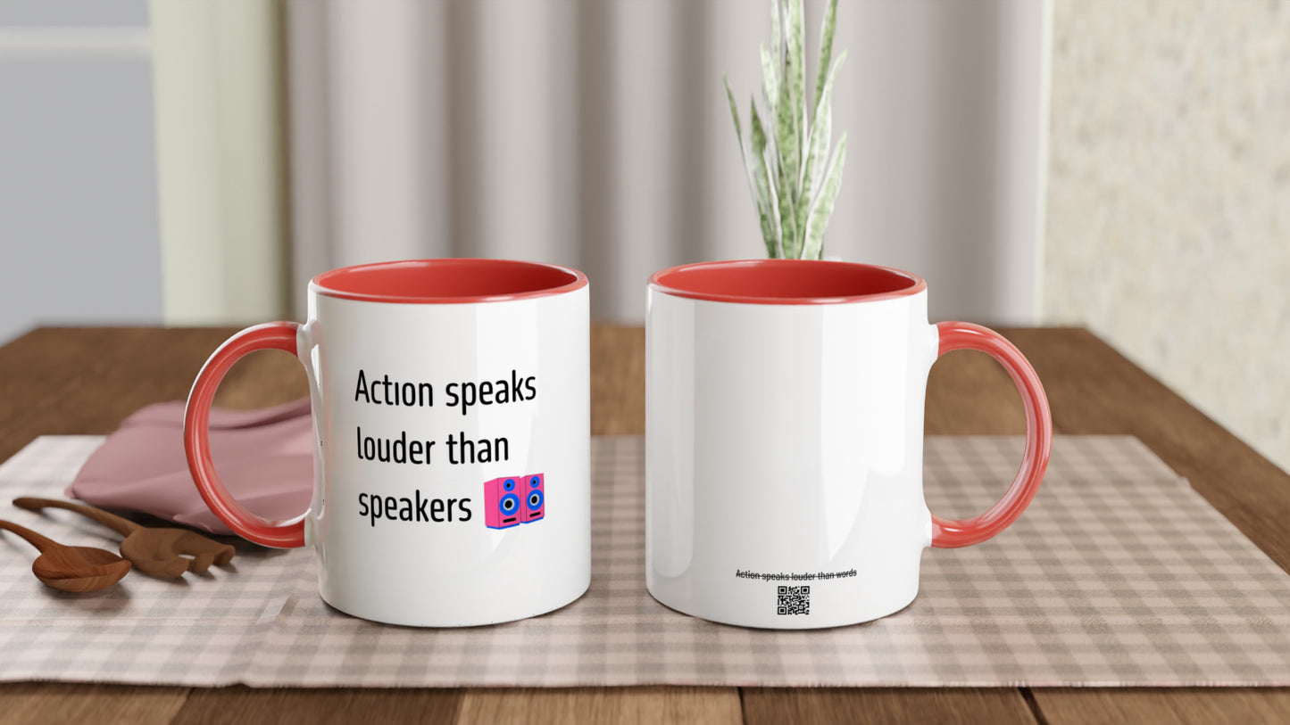 Action speaks louder than speakers