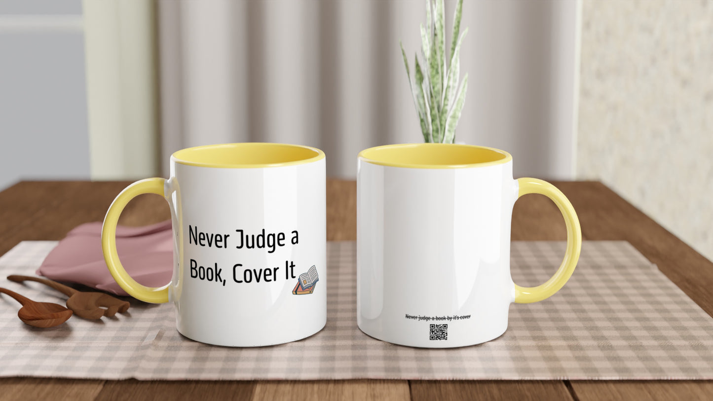 Never judge a book, cover it