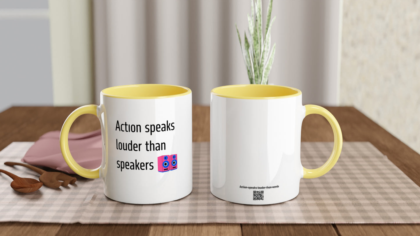 Action speaks louder than speakers