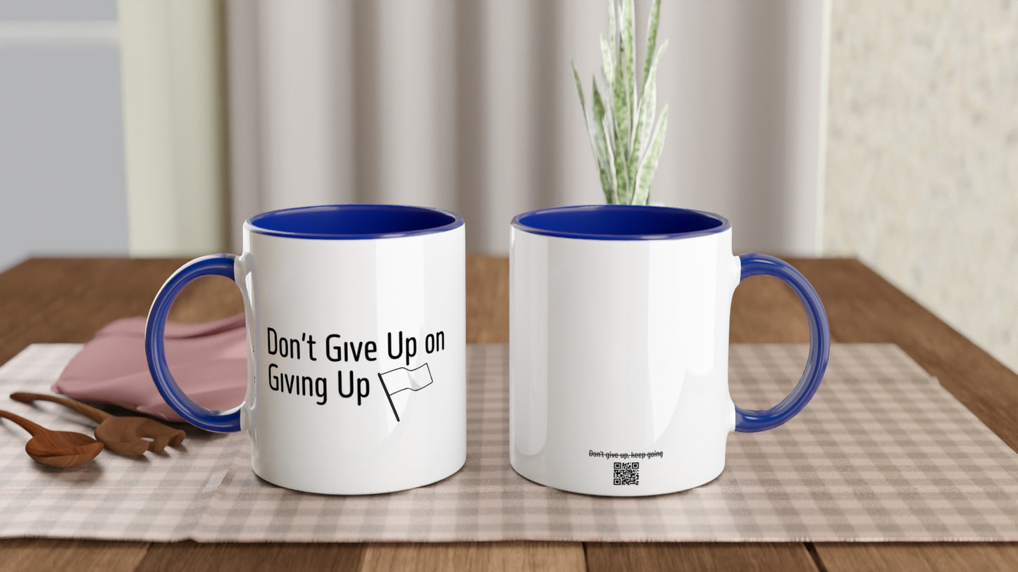Don't give up on giving up